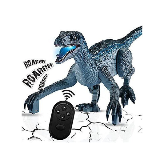 π¦ Remote Control Velociraptor Dinosaur Toy β Realistic Walking, Roaring RC Dino with Lights | Gift for Kids & Collectors