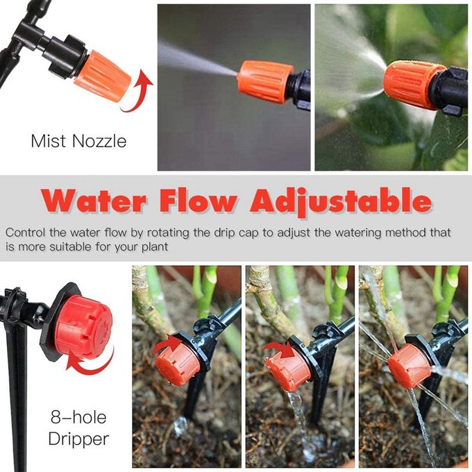 30M/100FT Drip Irrigation Kit β DIY Water Saving Automatic Irrigation Equipment Set