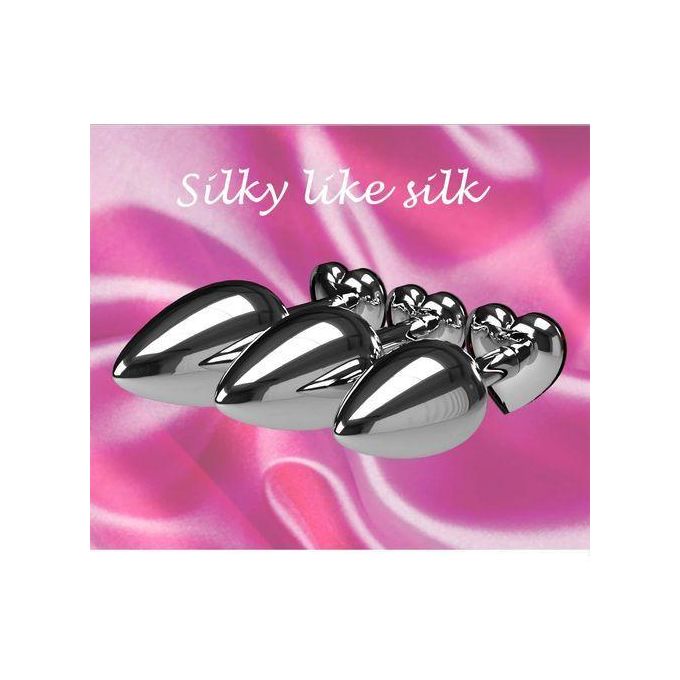 💎 3-Piece Luxury Heart-Shaped Anal Plug Set