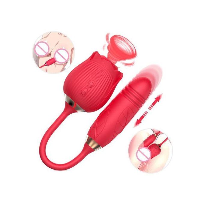 πΉ Automatic Retractable Rose Vibrator β Luxury Pleasure, Redefined