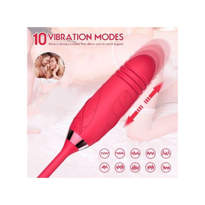 πΉ Automatic Retractable Rose Vibrator β Luxury Pleasure, Redefined