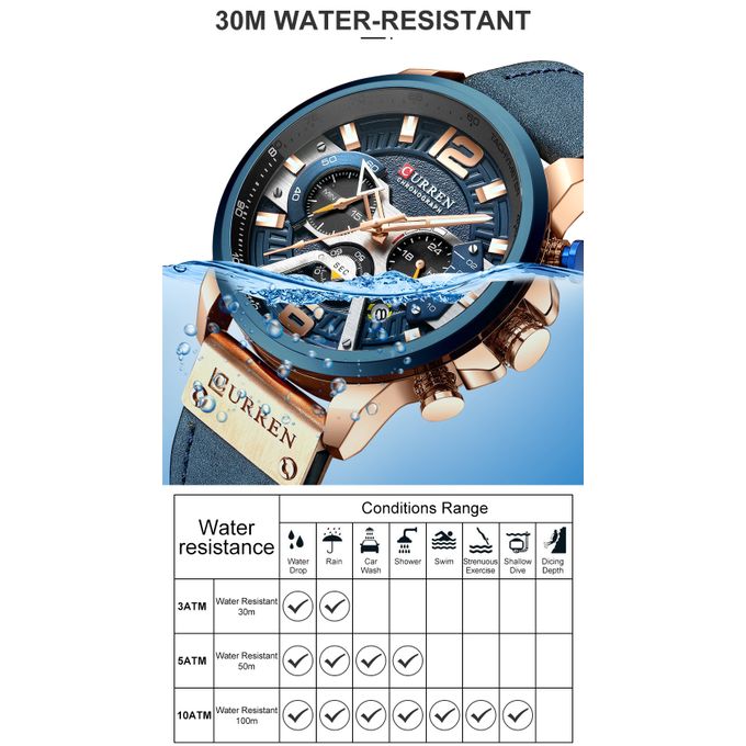π Curren 8329 Chronograph Wristwatch β Where Style Meets Precision