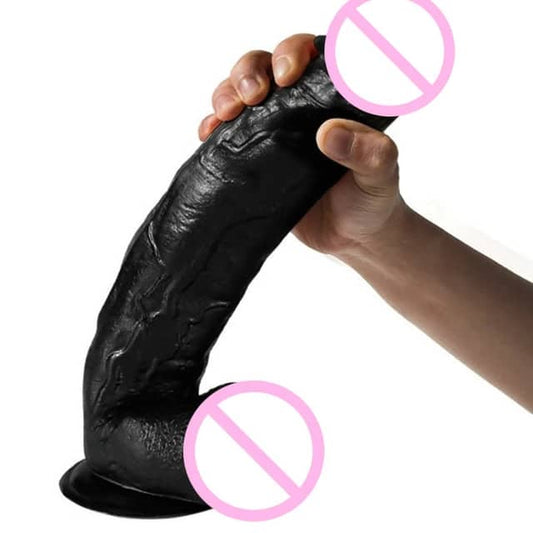 π€ 12-Inch Ultra-Realistic Silicone Dildo | XL Size | Flexible & Body-Safe | Powerful Suction Base | Adult Toy for Advanced Users