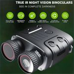 π True IR Night Vision Binoculars β 1080p HD | Long Range Infrared Night Vision Goggles | Tactical, Hunting, Camping Gear