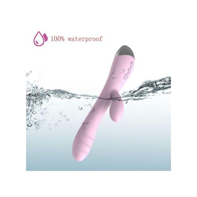 πΈ Rechargeable Bunny Dildo Vibrator | Dual Stimulation Dildo with 10 Vibration Modes | G-Spot + Clitoral Stimulator | Quiet & Waterproof | Adult Toy for Her