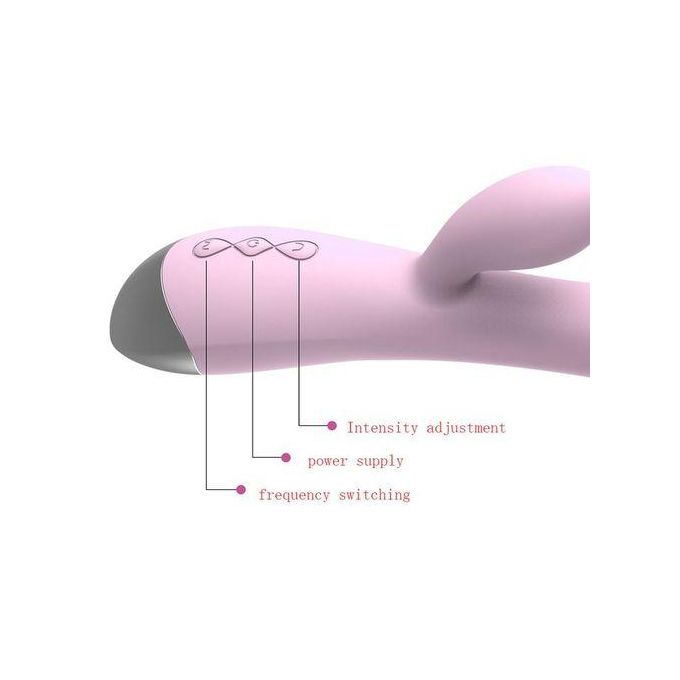 πΈ Rechargeable Bunny Dildo Vibrator | Dual Stimulation Dildo with 10 Vibration Modes | G-Spot + Clitoral Stimulator | Quiet & Waterproof | Adult Toy for Her