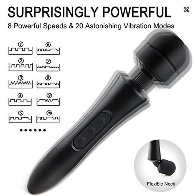 Huge Magic Wand – Ultra-Powerful 360° Cordless Massager
