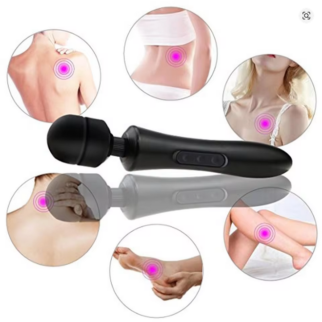 Huge Magic Wand – Ultra-Powerful 360° Cordless Massager
