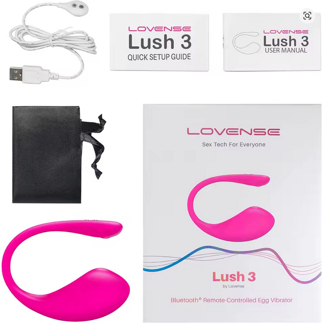 β
 Lovense Lush 3 β Elite Bluetooth Remote-Controlled Vibrator