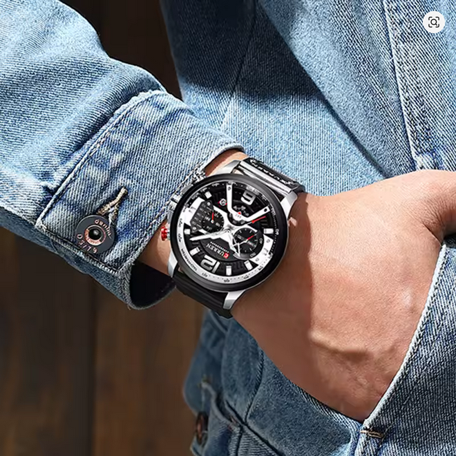 π Curren 8329 Chronograph Wristwatch β Where Style Meets Precision
