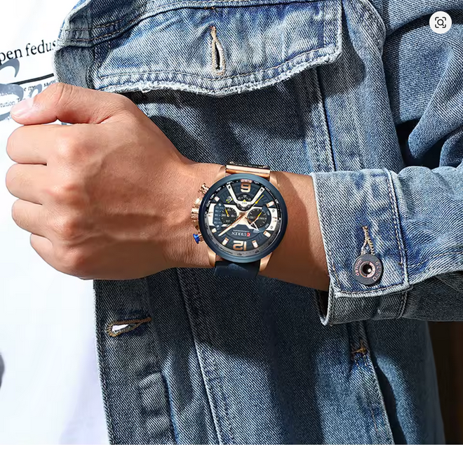 π Curren 8329 Chronograph Wristwatch β Where Style Meets Precision