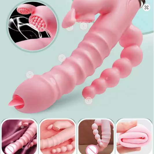 πΈ Ultimate Pleasureβ’ 3-in-1 Dual Stimulation Vibrator