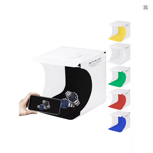 π· Professional Photo Light Box for Product Photography | 6 Colored Backdrops Included | Portable LED Light Tent