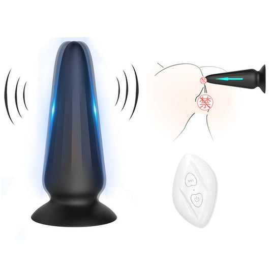 π€ Premium Wireless Vibrating Anal Plug with Suction Base