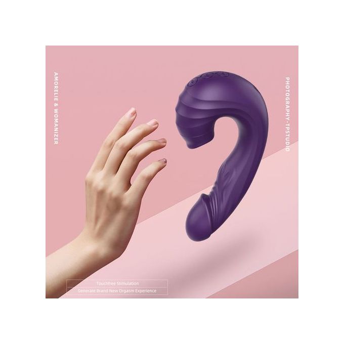 π₯ USB Rechargeable 3-in-1 Dildo Suction Cup Vibrator  π₯