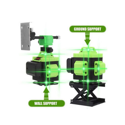 4D 16-Line Self-Leveling Green Laser Level – Ultimate Precision for Professionals