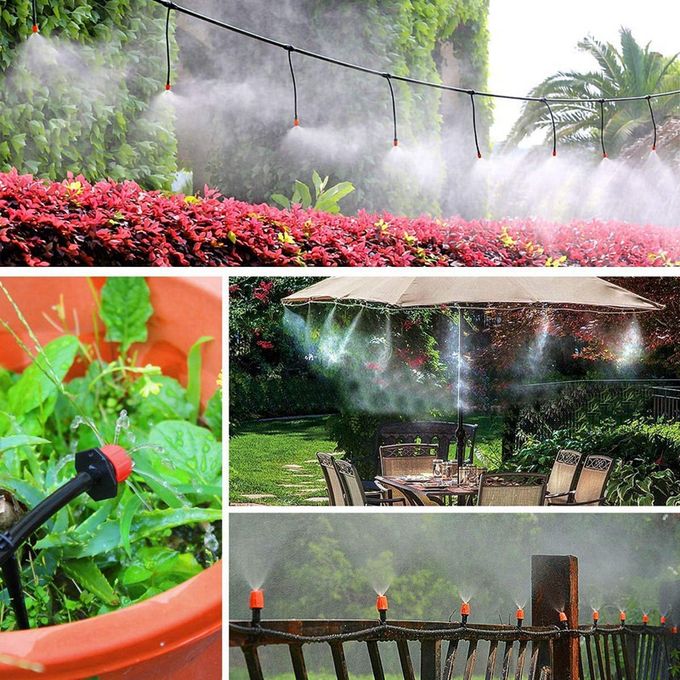 30M/100FT Drip Irrigation Kit – DIY Water Saving Automatic Irrigation Equipment Set