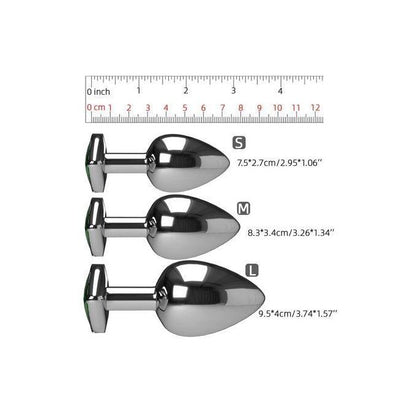 💎 3-Piece Luxury Heart-Shaped Anal Plug Set