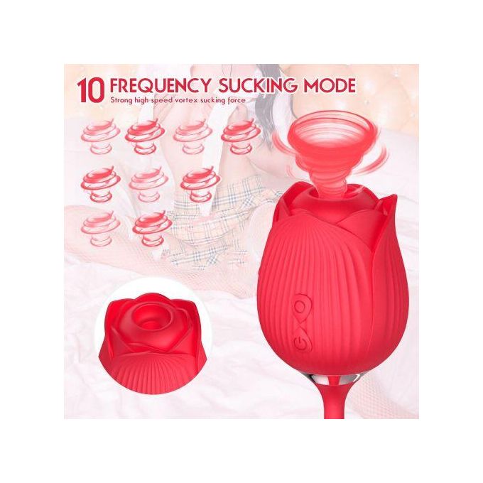 🌹 Automatic Retractable Rose Vibrator – Luxury Pleasure, Redefined