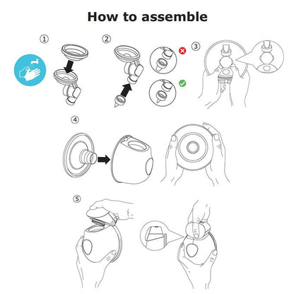 BB-P1 Wearable Electric Breast Pump | Hands-Free | Quiet | Portable | 240ml | 24mm Flange