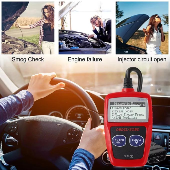 🔧 OBDII Car Diagnostic Scanner Tool – MS309