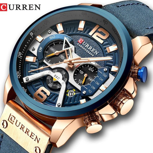 🕒 Curren 8329 Chronograph Wristwatch – Where Style Meets Precision