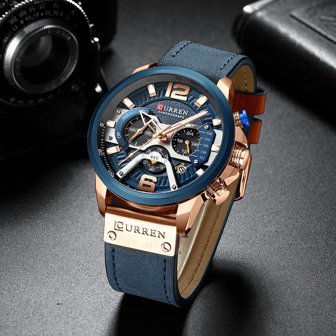 🕒 Curren 8329 Chronograph Wristwatch – Where Style Meets Precision
