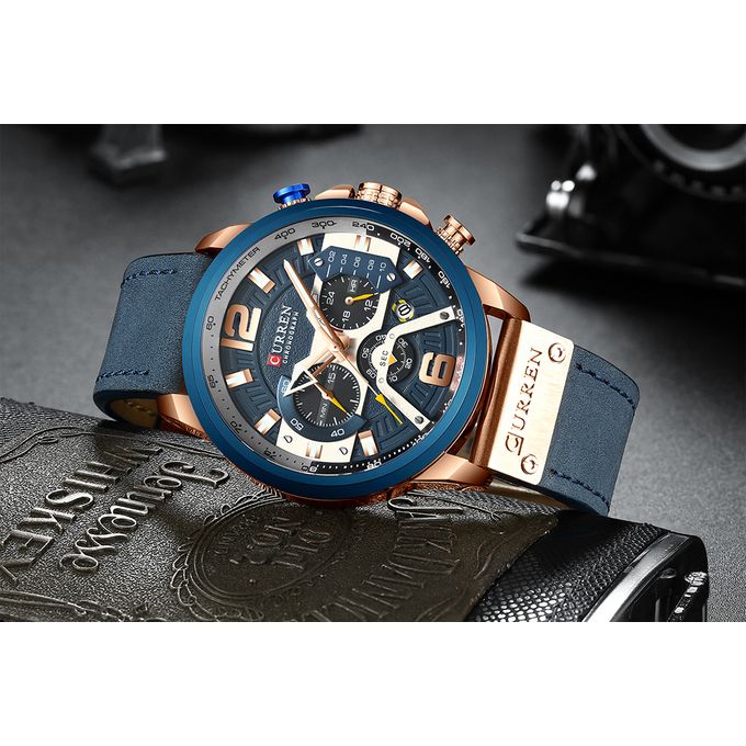 🕒 Curren 8329 Chronograph Wristwatch – Where Style Meets Precision