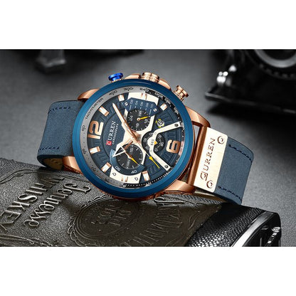 🕒 Curren 8329 Chronograph Wristwatch – Where Style Meets Precision