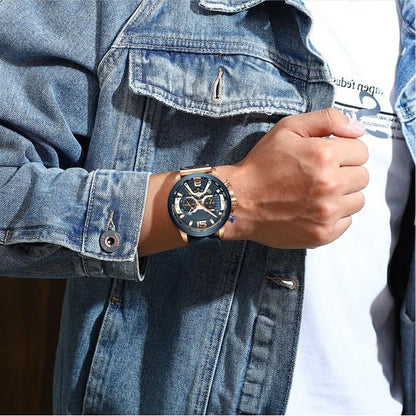 🕒 Curren 8329 Chronograph Wristwatch – Where Style Meets Precision