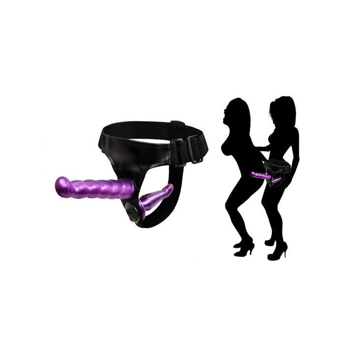 💜 Dual-Action Strap-On Harness – Unleash Double the Pleasure!