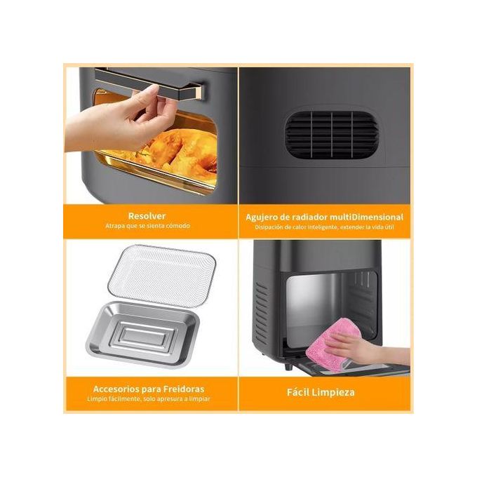🔥 Premium 15L Smart Electric Air Fryer – 1400W | All-in-One Family Cooking Solution