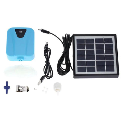 Solar Powered Oxygenator – Pond Aerator, Aquarium Air Pump
