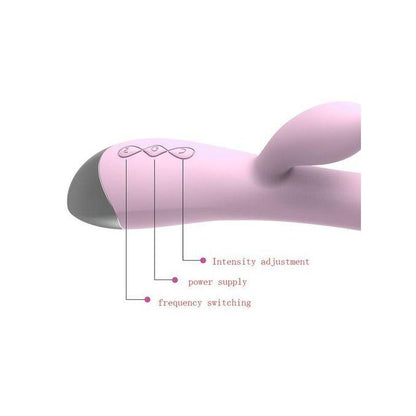 🌸 Rechargeable Bunny Dildo Vibrator | Dual Stimulation Dildo with 10 Vibration Modes | G-Spot + Clitoral Stimulator | Quiet & Waterproof | Adult Toy for Her