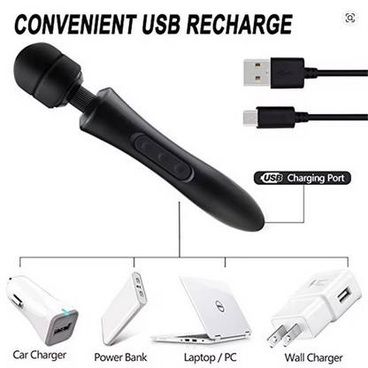 Huge Magic Wand – Ultra-Powerful 360° Cordless Massager