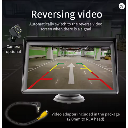 🚘 7-Inch Portable Touchscreen Car Display with Apple CarPlay & Android Auto