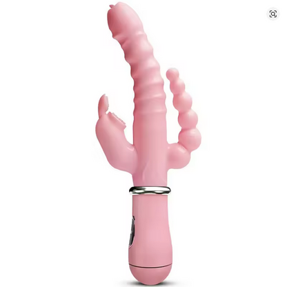 🌸 Ultimate Pleasure™ 3-in-1 Dual Stimulation Vibrator