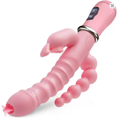 🌸 Ultimate Pleasure™ 3-in-1 Dual Stimulation Vibrator