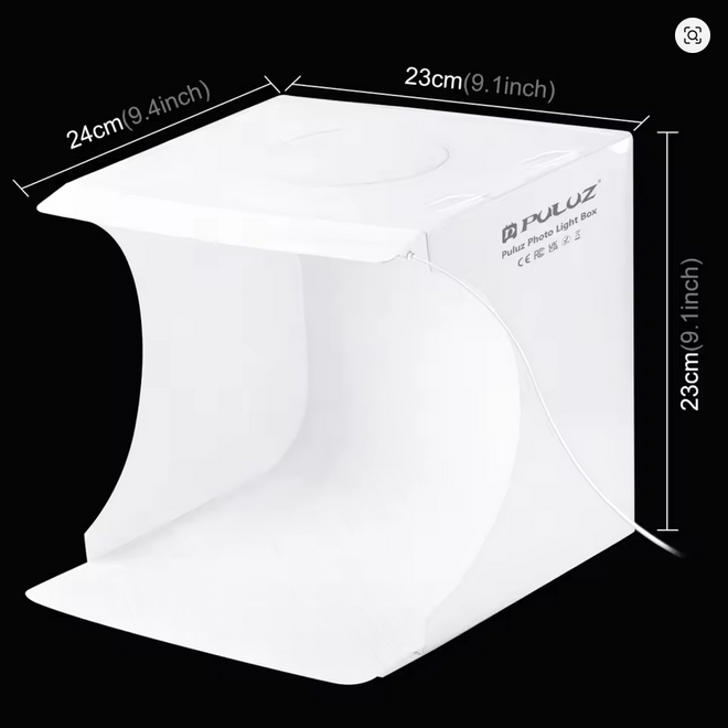 📷 Professional Photo Light Box for Product Photography | 6 Colored Backdrops Included | Portable LED Light Tent