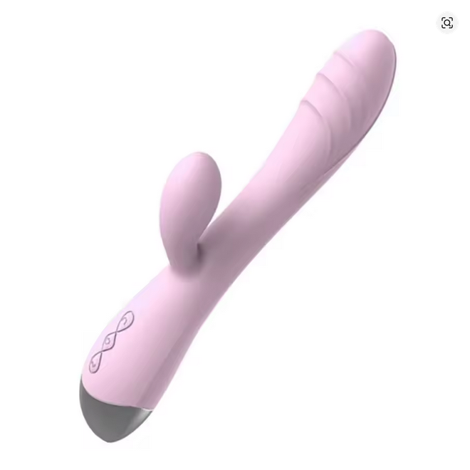 🌸 Rechargeable Bunny Dildo Vibrator | Dual Stimulation Dildo with 10 Vibration Modes | G-Spot + Clitoral Stimulator | Quiet & Waterproof | Adult Toy for Her
