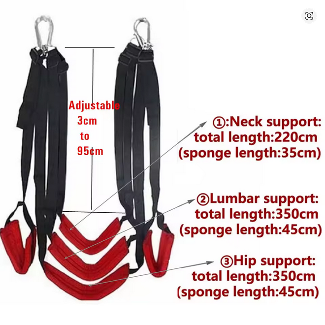 🔥 Luxury Door Sex Swing – Explore Your Wild Side in Style